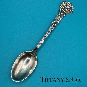 Holly by Tiffany & Co Sterling Silver Teaspoon 6 1/8" Flatware Antique Spoon